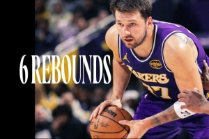 联盟领跑者！湖人官方晒东契奇数据海报：本赛季第14场40+之战