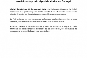一名球迷友谊赛前从包厢坠落去世，墨西哥足协发文哀悼