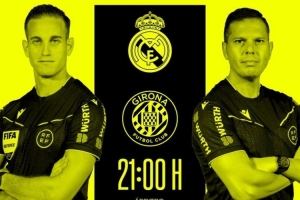 西甲第31轮皇马vs赫罗纳裁判：主裁判阿尔贝罗拉，VAR特鲁希略