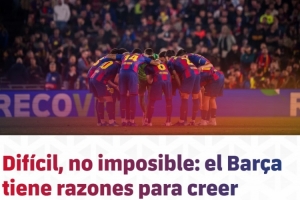 难,但几率尚存!巴萨发文:10人战马竞仍占优,拉什福德深谙逆转