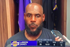 詹姆斯:过去这周我们心情很糟 东里受伤且三连败 没人想继续输