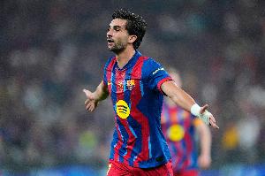 201场62球,费兰·托雷斯进入巴萨队史射手榜前50名