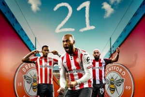 21球!伊戈尔·蒂亚戈打破布伦特福德队史英超单赛季进球纪录