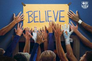 首回合0-2落后！巴萨官方动员欧冠次回合：借美剧《足球教练》梗