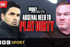 鲁尼:阿森纳下轮要踢得肮脏,和曼城打平足矣,无论球迷喜欢与否