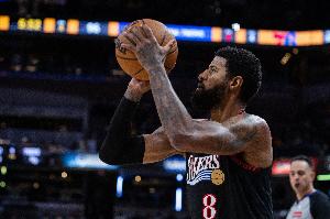 今天是要带队?乔治首节5中4砍11分 三分2中1&干拔连续命中