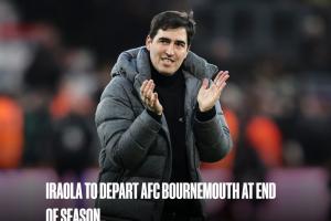 伯恩茅斯官方:主帅伊劳拉赛季末合同到期离任,结束三年执教