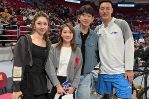 梦幻联动!翟晓川晒照:欢迎刘雨辰和黄雅琼来观看比赛 常来啊