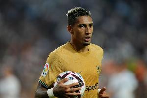 每体:拉菲尼亚可能因比赛被“偷走”的言论遭欧足联禁赛