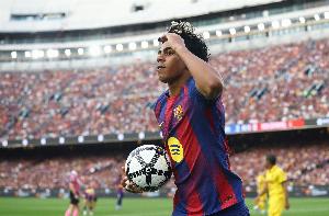 亚马尔将迎个人第14场欧冠淘汰赛，刷新U19球员参赛历史纪录