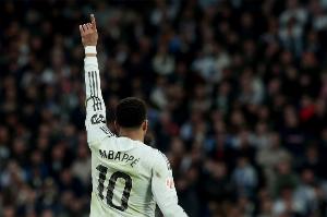 姆巴佩解锁个人欧冠70球,也成为欧冠首位单赛季客场进球上双球员